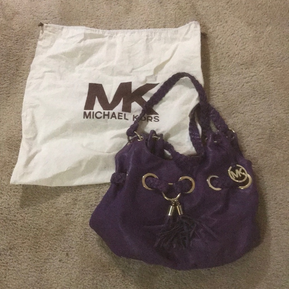 Michael Kors leather hobo bag